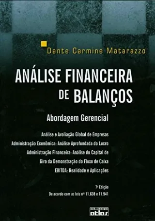 An�lise financeira de balan�os abordagem b�sica e gerencial