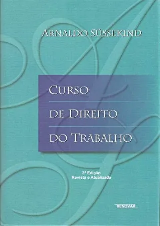 Curso de Direito do Trabalho